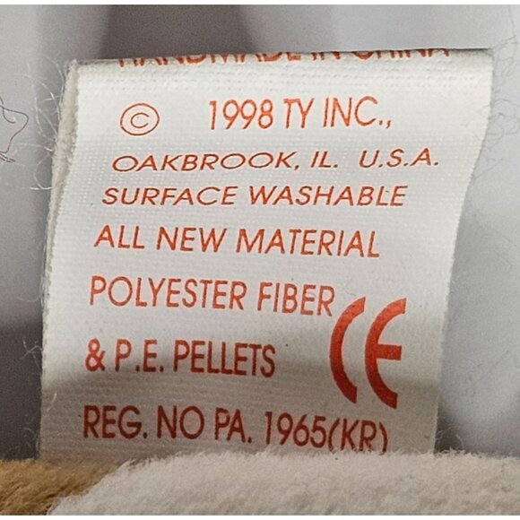 Ty Beanie Babies Whisper Deer 1998 Collectible Plush Toy 7" Fawn Baby - Picture 6 of 11